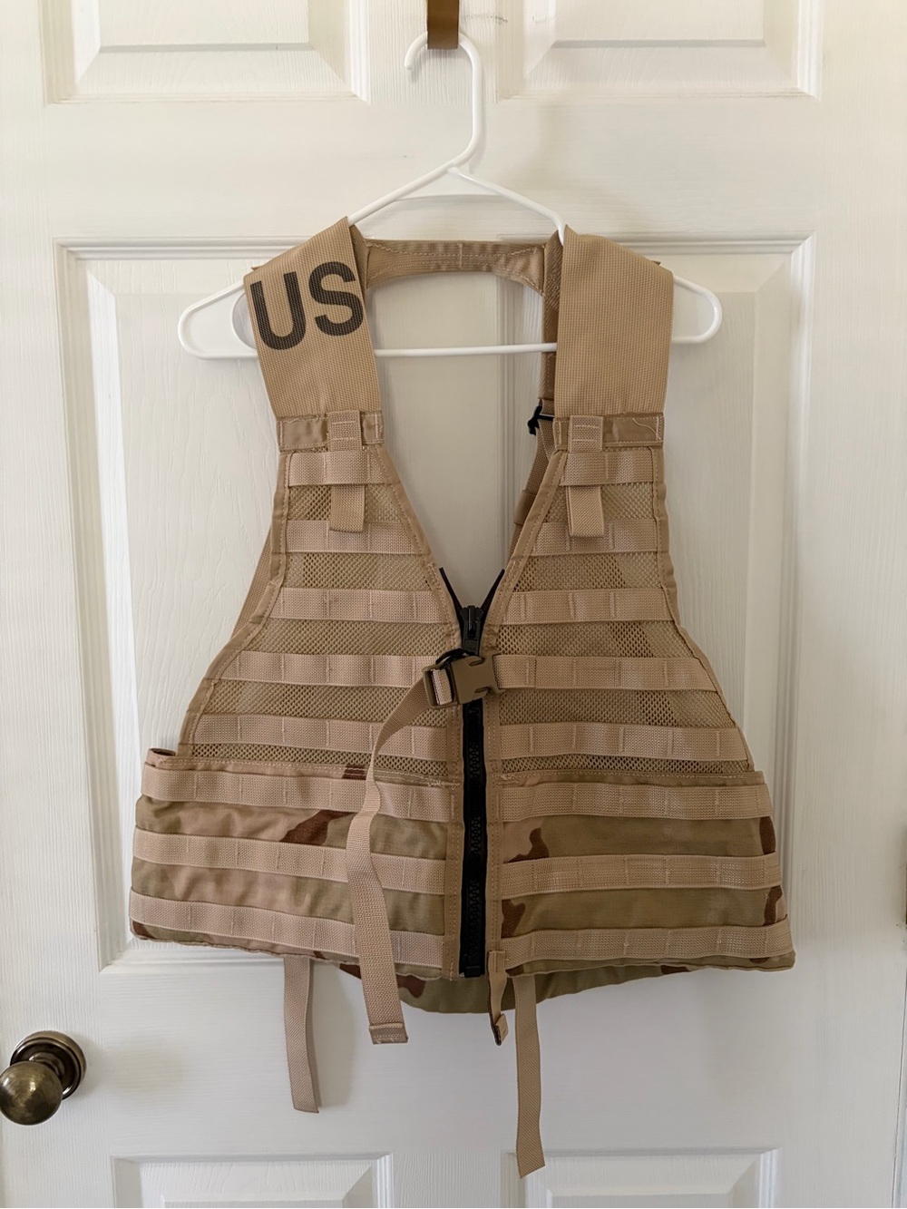 US Tan Tactical Military Vest